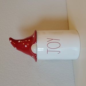 Rae Dunn x Magenta Gnome Joy Unburned Unused Candle Lidded Candle Jar